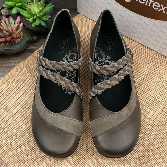 NIB Aetrex Ada Comfort Leather Mary Jane Shoes 38 - Picture 2 of 12